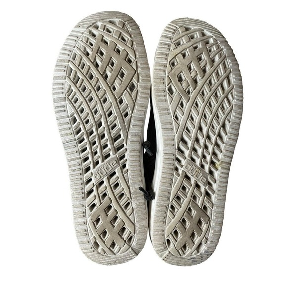 Hey Dude Wally Frontier Mens Size 8 Mesh Comfort Slip On Shoes Gray Lava Stone - Picture 8 of 9